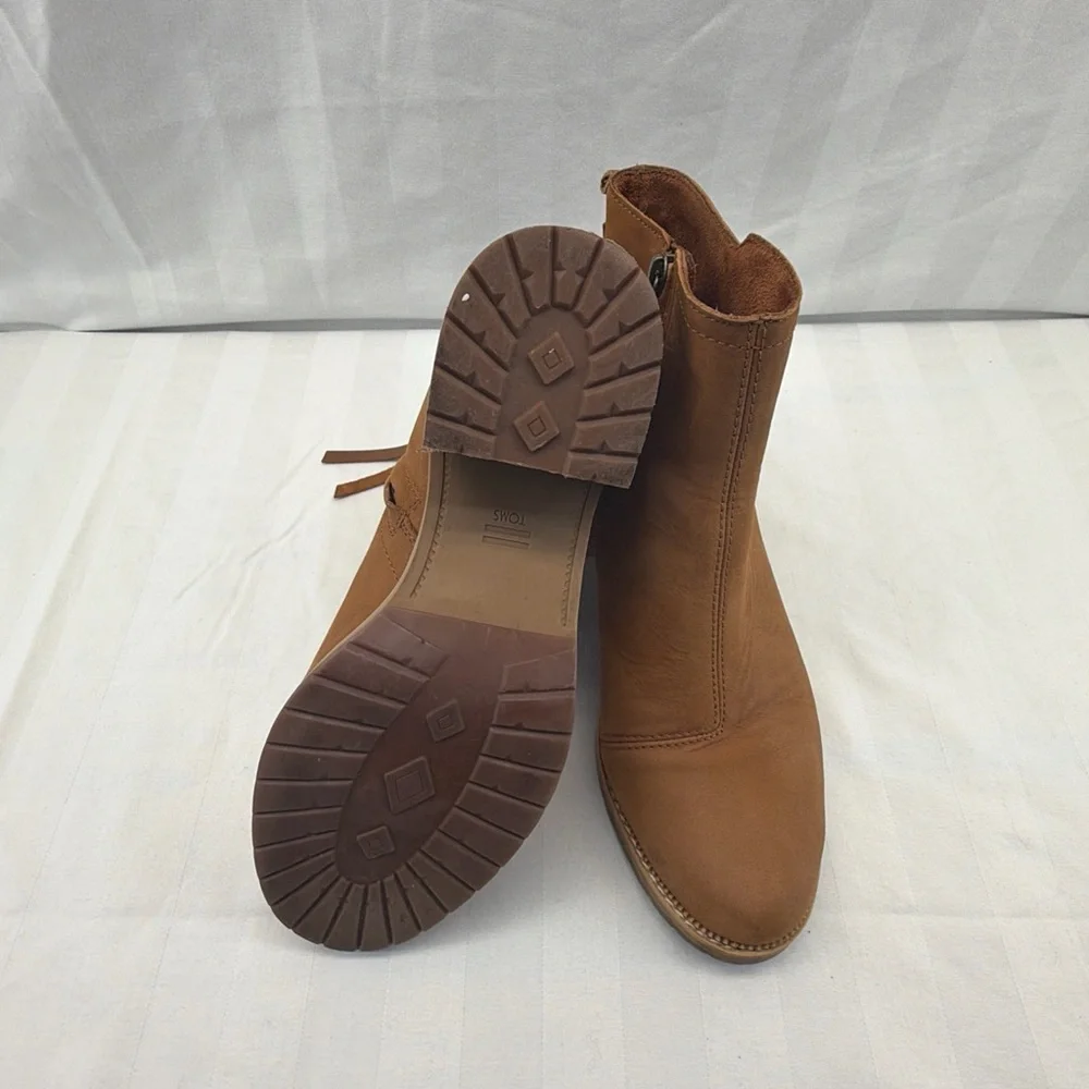 Toms‎ Brown Ankle Booties